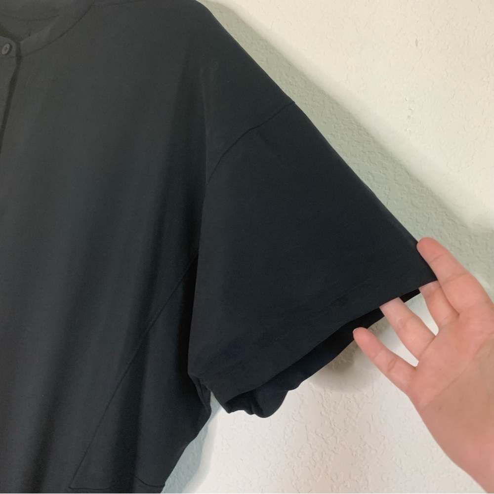 Lululemon womens black perfectly Poised short sleeve jumpsuit 8 - Picture 6 of 12